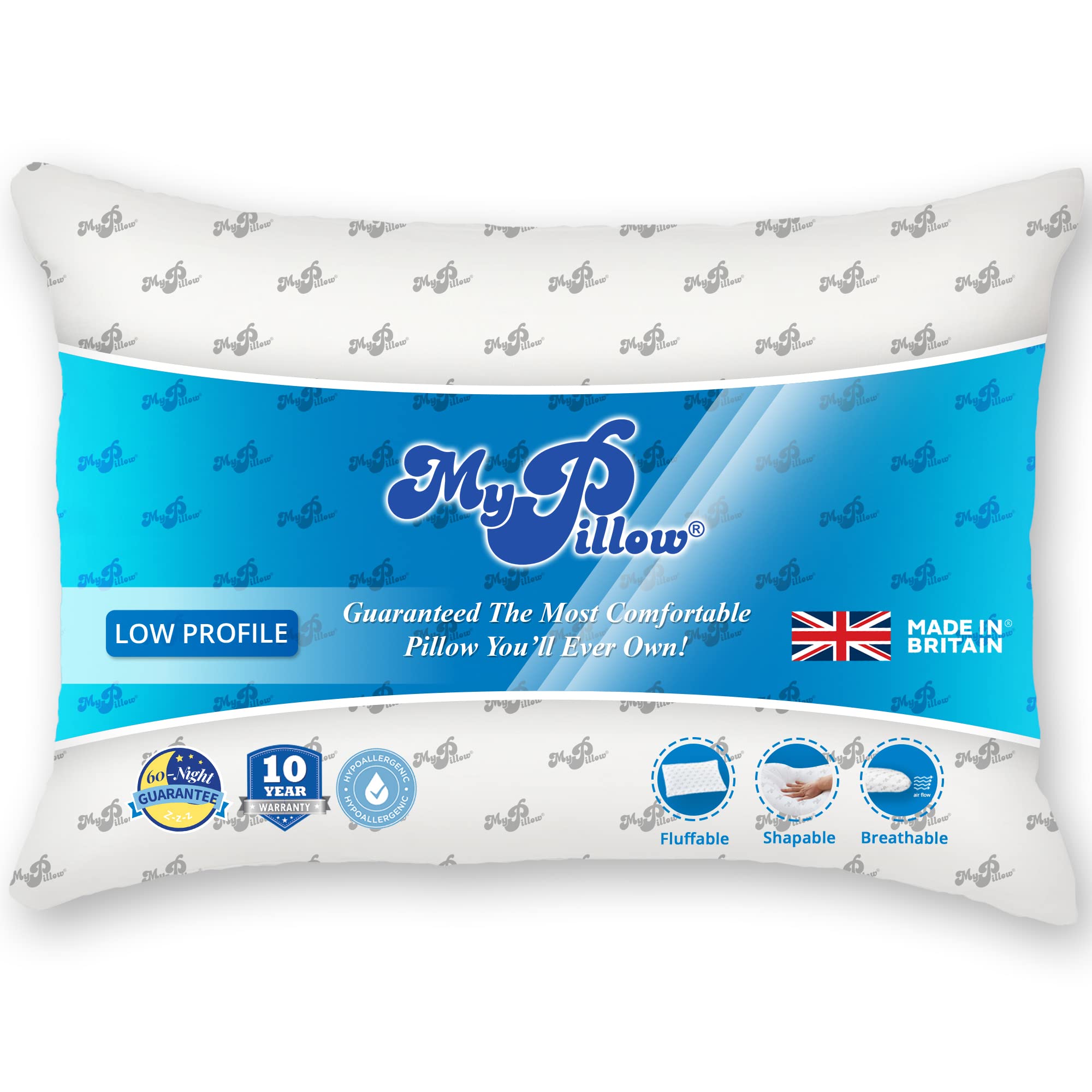 MyPillow Inc Premium Serie Bed Kussen King Wit Niveau (Medium
