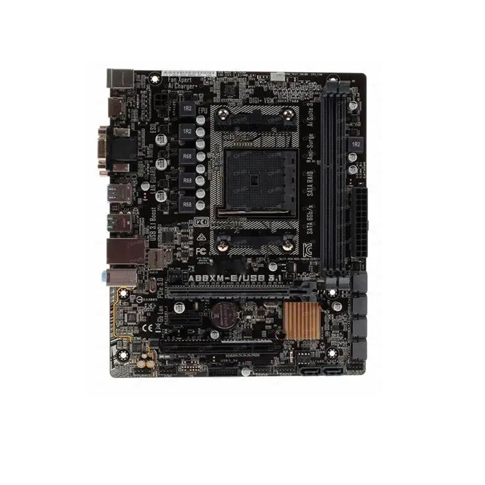 Placa Base Placa Base Fit For ASUS A88XM-E/USB3.1, Placa MD A88X, zócalo FM2/FM2+, DDR3 de 32 GB, Compatible con CPU A10-5700, 6320, 8550, 7600 y 8650