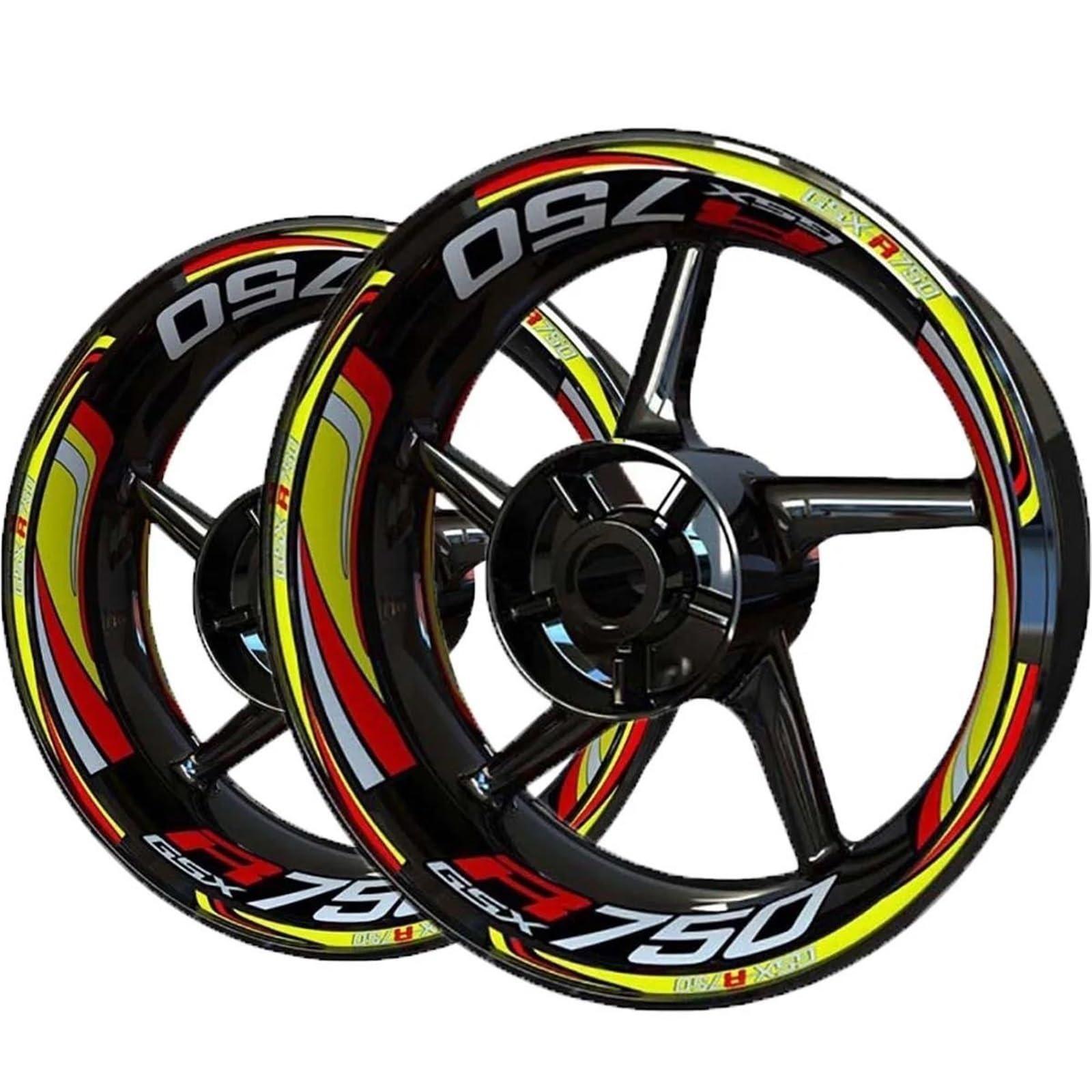 Wheel Stickers Motorcycle Rim Reflective Sticker for Suzuki GSX-R750 GSX R750 GSXR750 GSX-R GSXR 750 Wheel Hub Decals Stickers Rim Reflective Decal