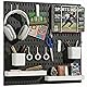 Keepo Pegboard Combination Kit, Pegboards and Accessories Modular Hanging for Wall Organizer, Crafts Organization, Ornaments Display, Nursery Storage, Peg Board (Black, 22″×22″) Product Image 1