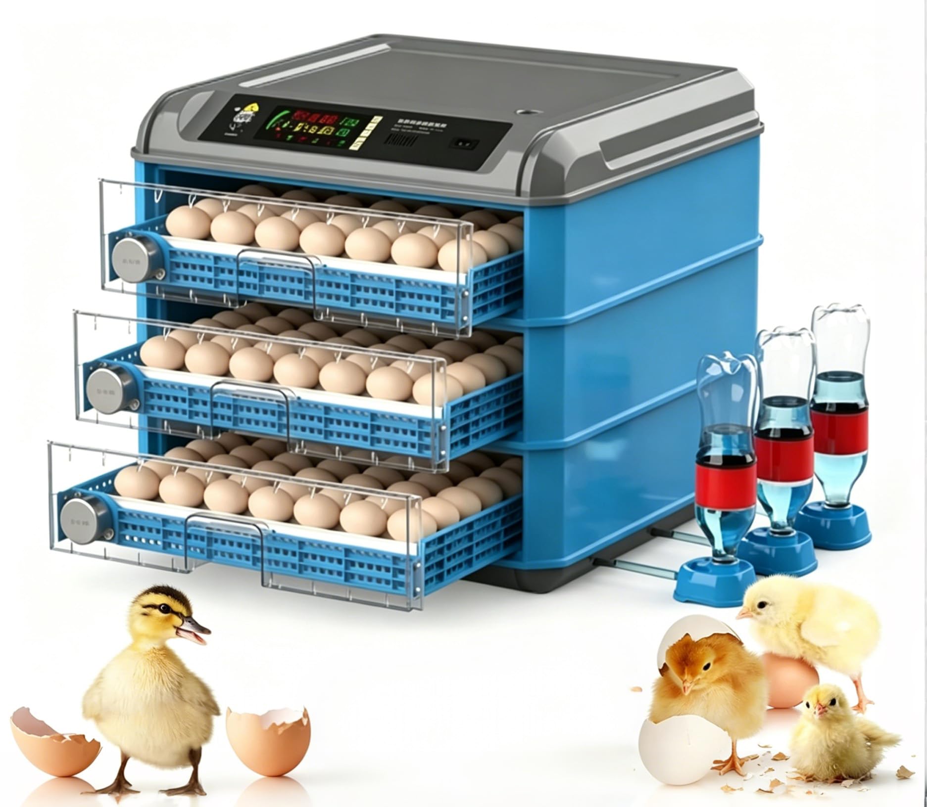 Machine à volaille pour l'éclosion par lots d'œufs Aetherion à installer à la ferme