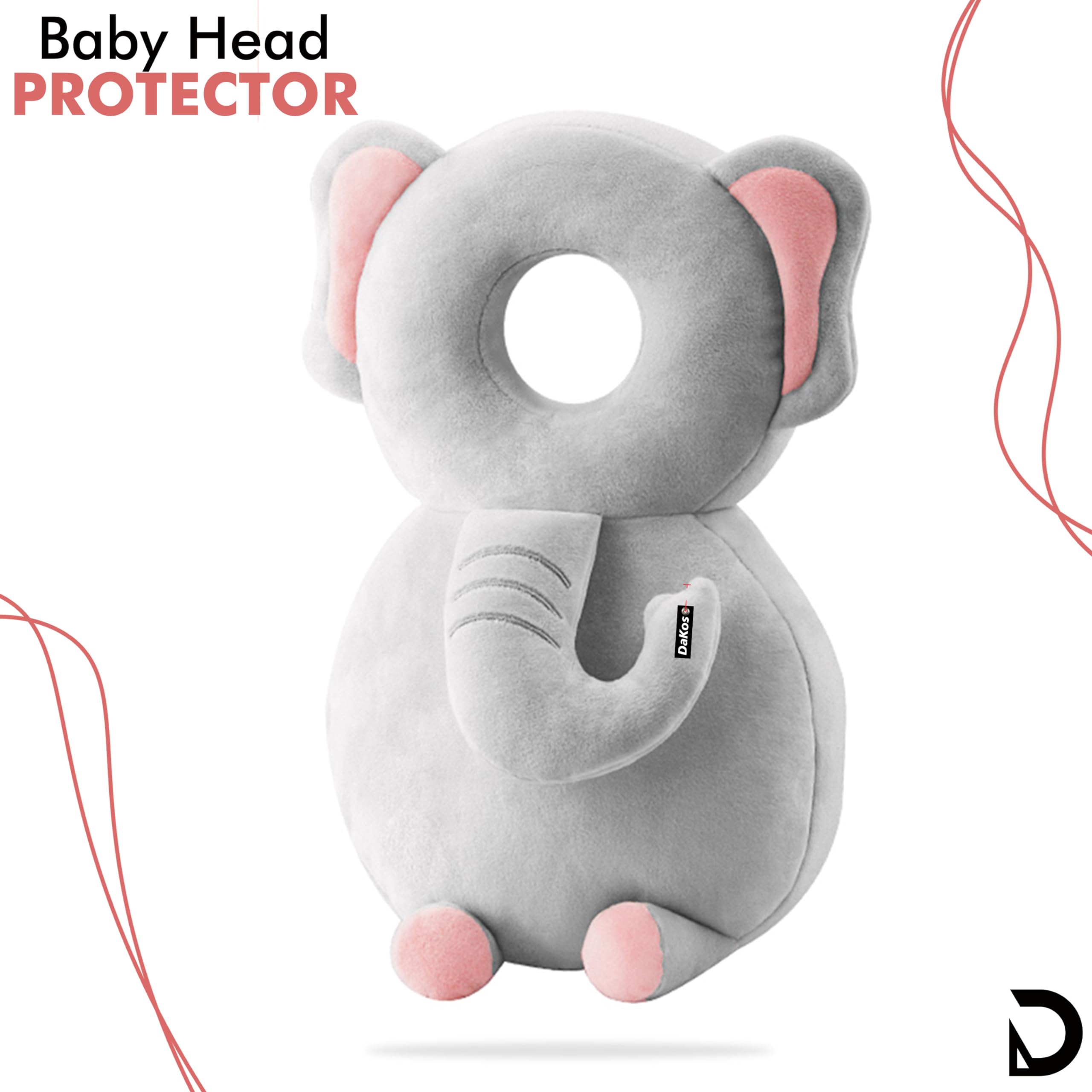 Dakos Animal Shaped Head Protector for Baby Safety, Head Safety Pad, Toddler Baby Head Protection Gear, Infant Back Protector (MFP324)