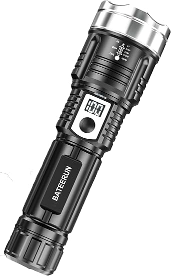 LED Flashlight, Tactical Flashlights High Lumens with 5 Modes Bright 2000 Lumens
