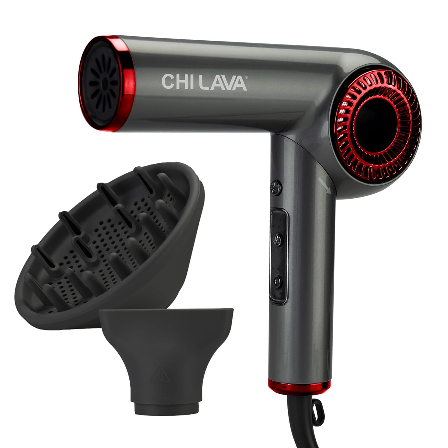 CHI Lava Brushless Motor Hair Dryer, Foldable Design, Faster, Quieter Drying, Reduces Frizz & Enhances Shine, Customizable Heat & Speed Settings - Image 1 of 8