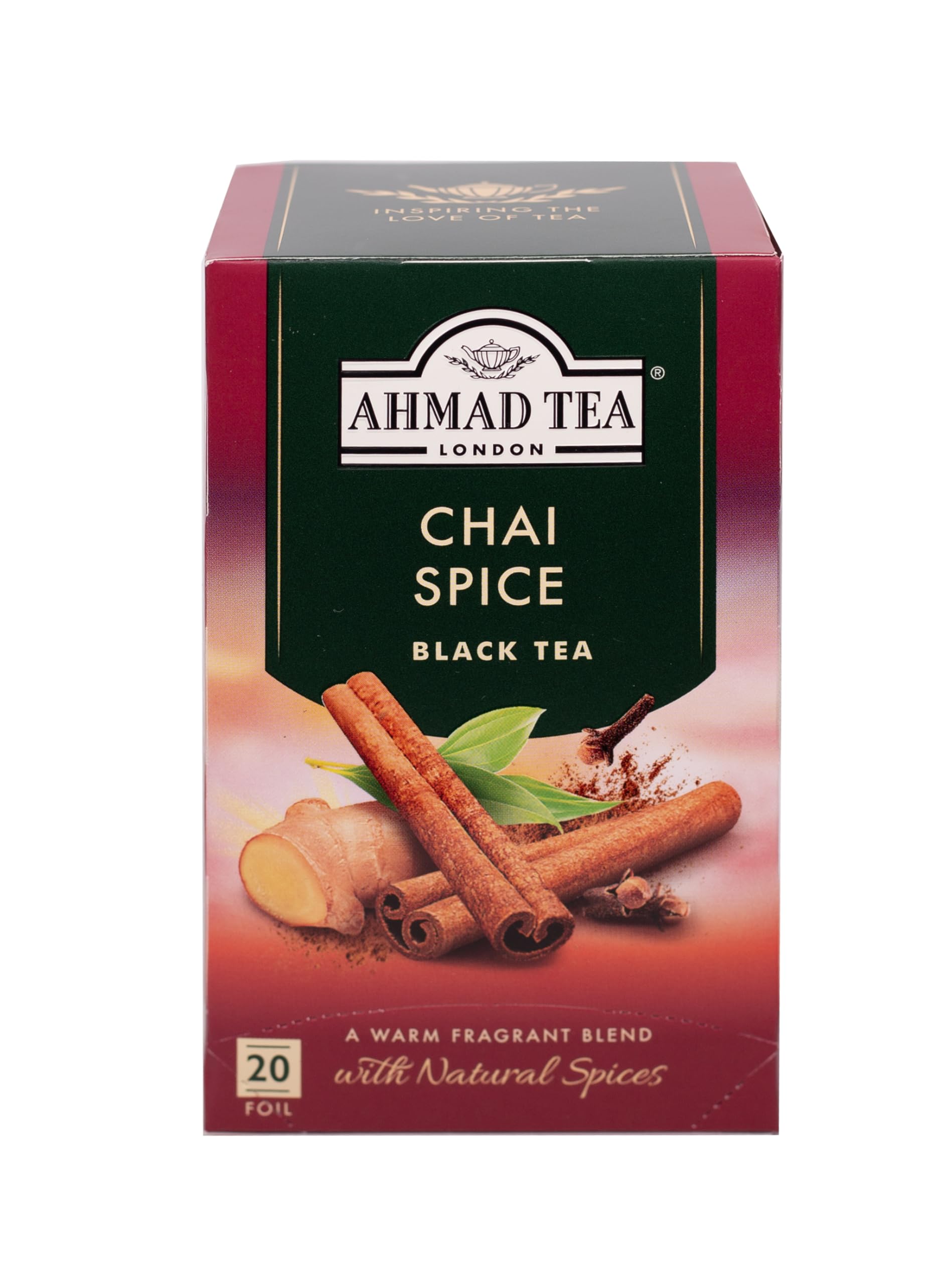 Ahmad TeaChai Spice Tea | Black Tea - 20 Teabag Sachets