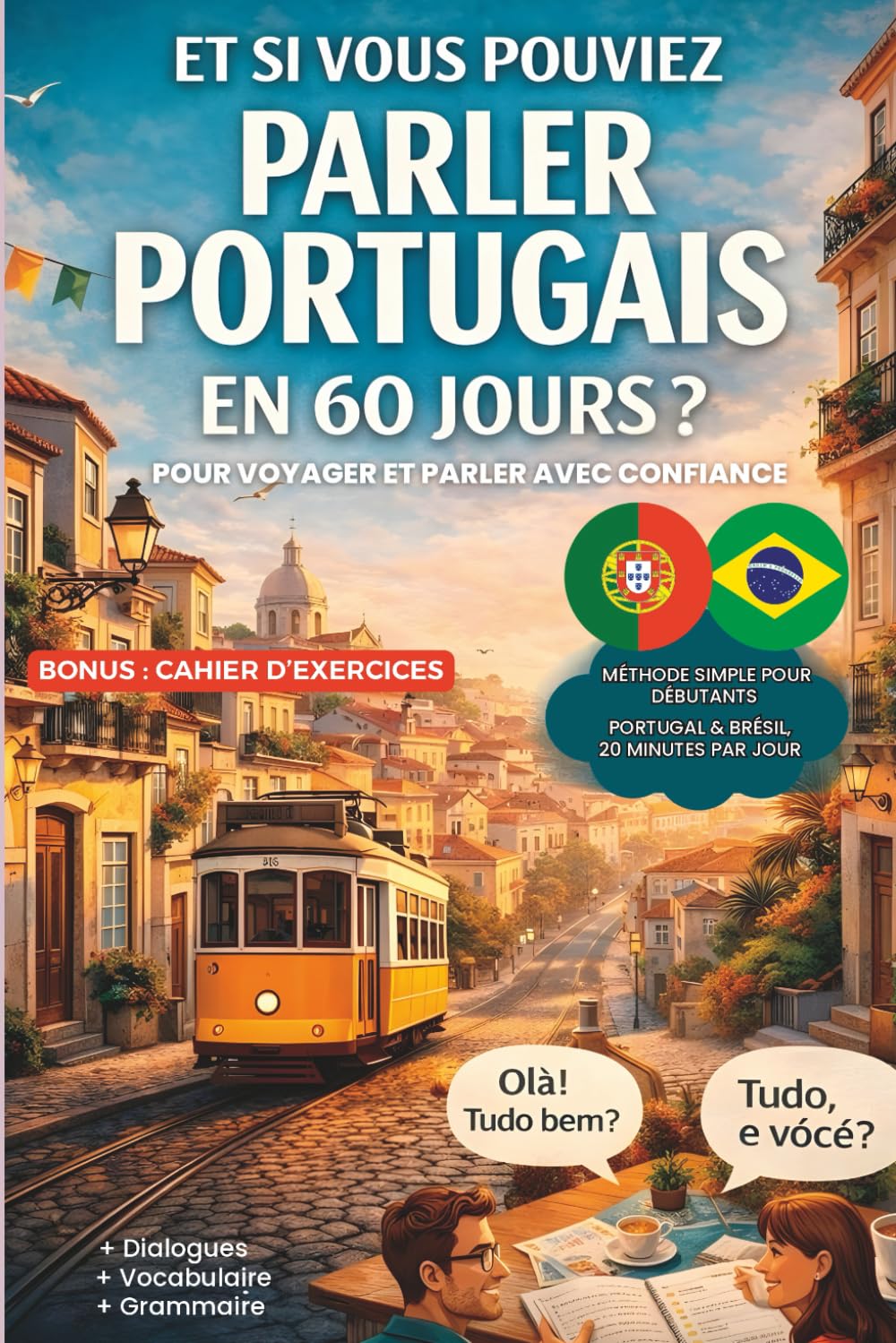 Et si vous pouviez parler portugais en 60 jours ? Bonus Cahier d'Exercices: Méthode simple pour débutants : portugais du Portugal & du Brésil, 20 ... pour voyager et parler avec confiance