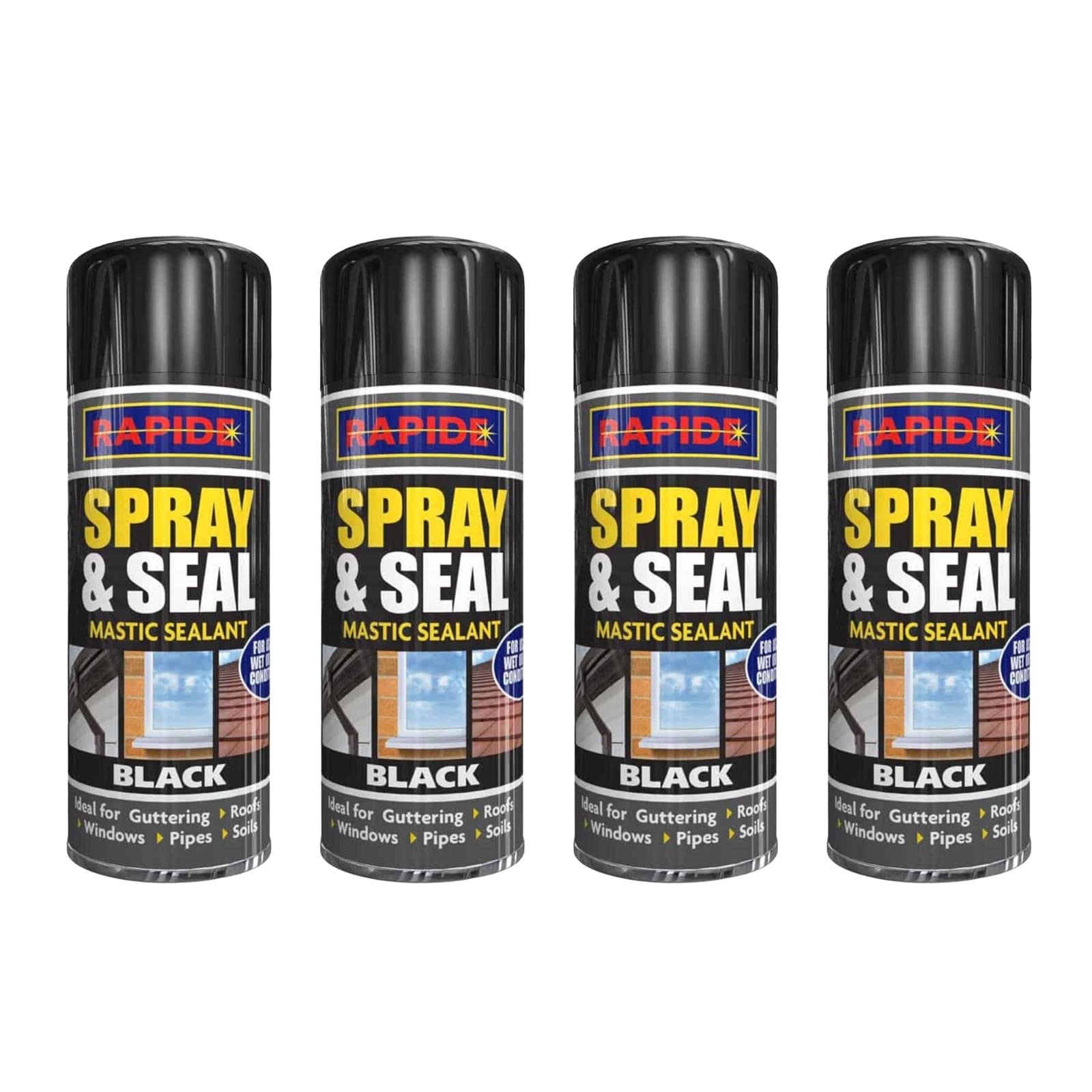 Buy PNJB, Black Spray, Seal Mastic Black Spray, Repair Cracks Roofs