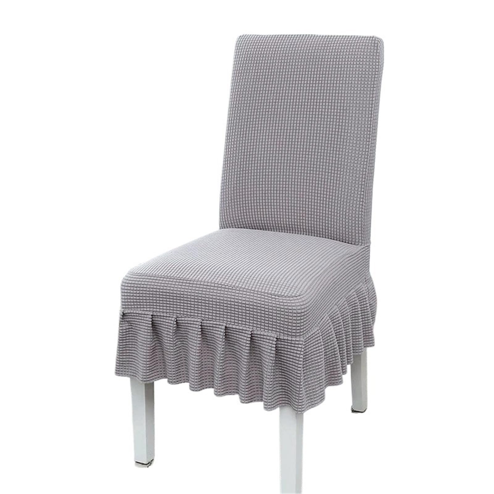 ECPGPMDLDT Chair Covers Stretch Kitchen Dining Room Chair Covers Removable Washable for Hotels Wedding Banquets Conferences(B,4pcs)