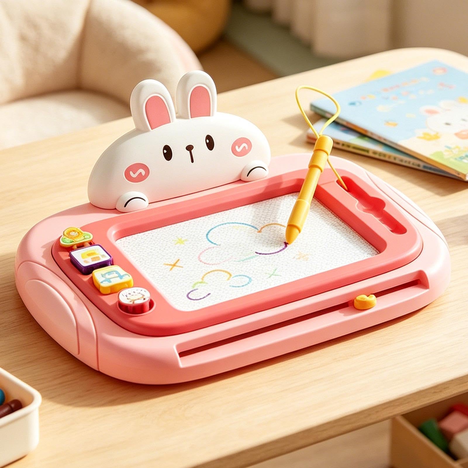 Lavagna da disegno per bambini Timbri Schermo Cancellabile Giocattoli | Tavolo da Disegno e Scrittura per Bambini per Bambini, Casa, Classe, Homeschool, Asilo, Sala Giochi, Viaggio,