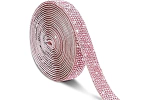 Self Adhesive Rhinestone Ribbon: Shimmering Crystal Embrace for Dazzling Designs