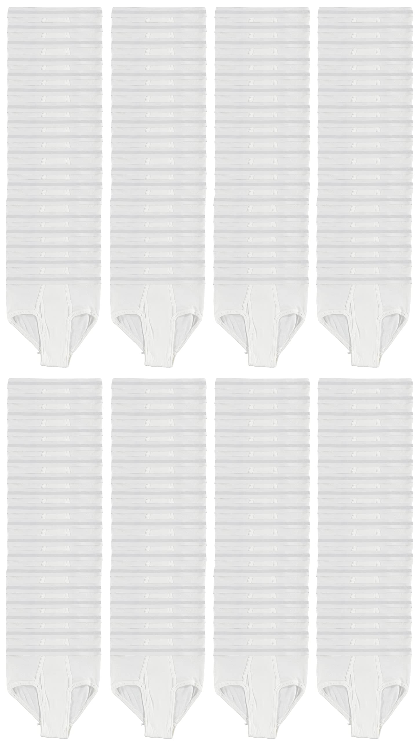 BILLIONHATS Boys Cotton Underwear Briefs White Underpants Children Assorted Sizes S-XL Charity Donation