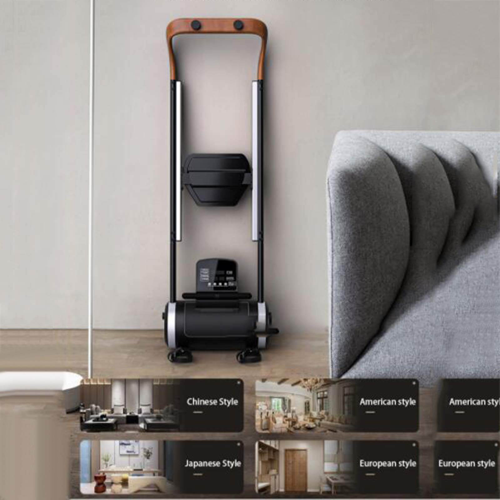 Máquina de remo magnética para uso doméstico,Remo portátil para interiores súper silencioso,Máquina de remo plegable para gimnasio en casa,Máquina de remo con cable elástico,con pantalla LCD,6 niveles