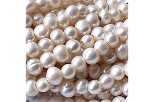 Natural Freshwater 3mm Large Hole White Pearl