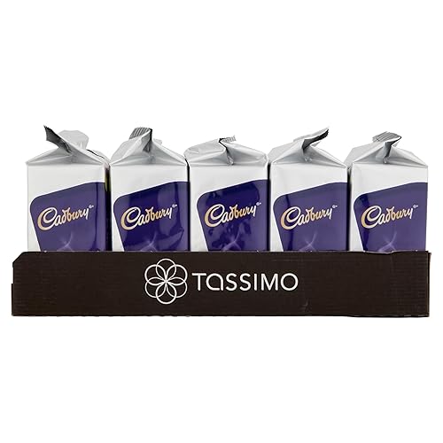 Miniatura 5 de TASSIMO Cadbury Hot Chocolate Drink 16 discos, 8 porciones (paquete de 5, total 80 discos, 40 porciones)