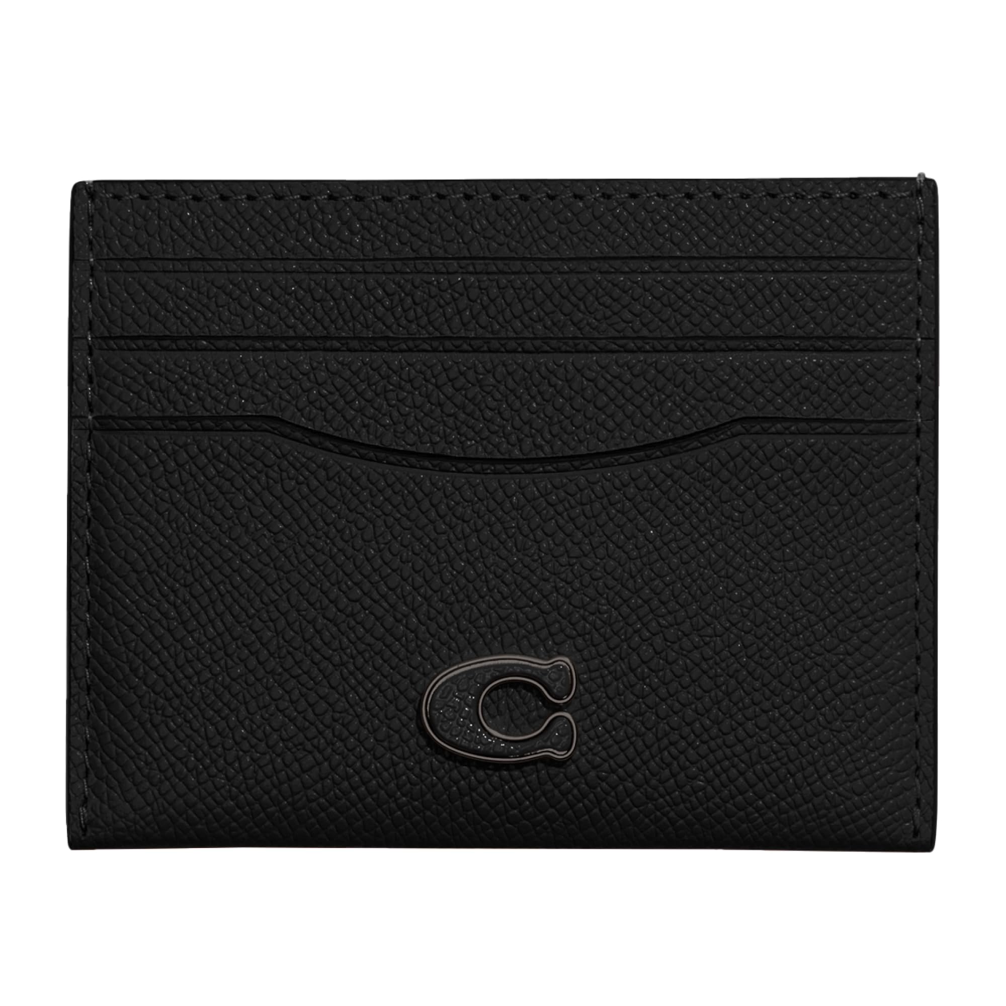 Coach Mens Card Case Black One Size