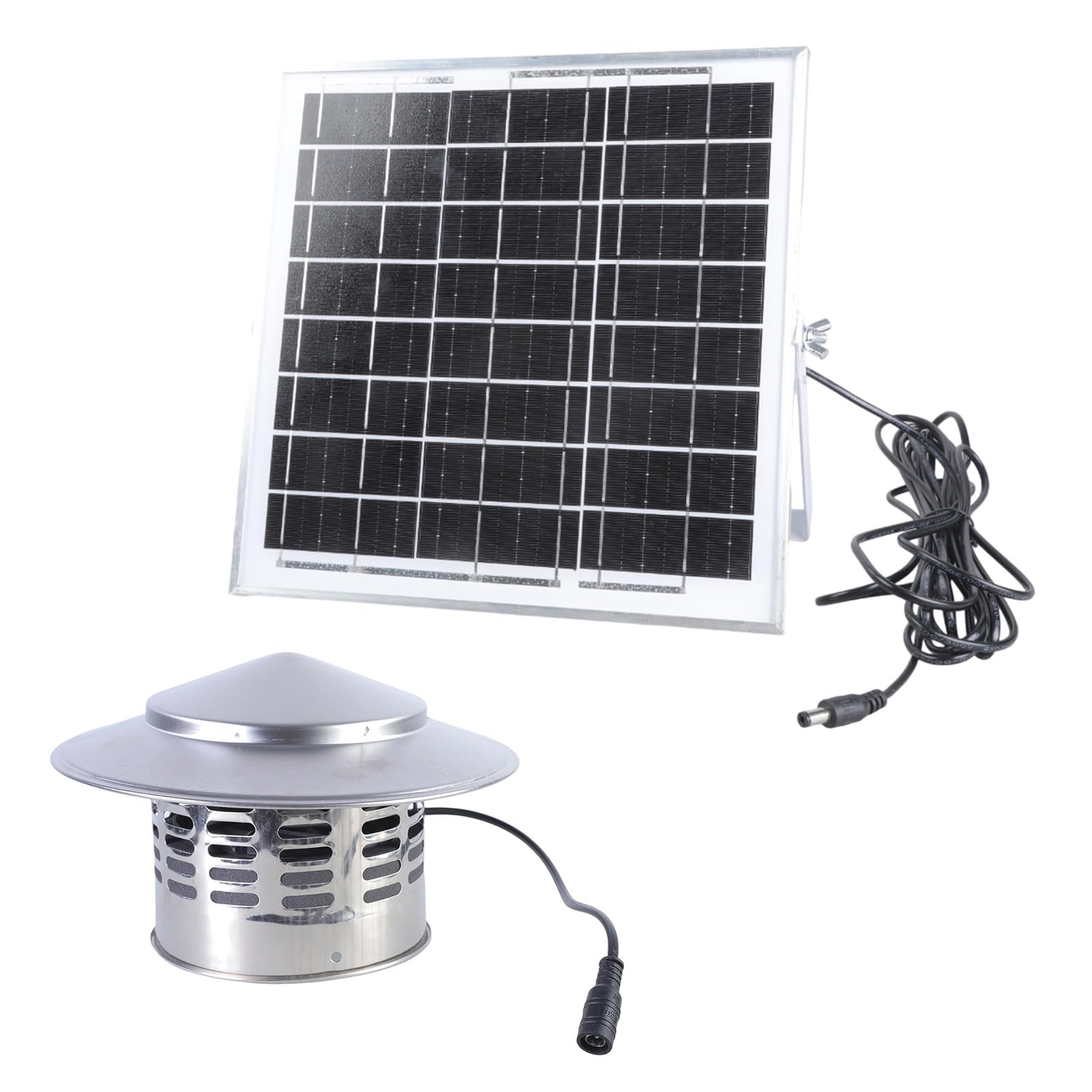 Buxuaaaa Activated Roof 110Mm Duct Stainless Steel Motor Ventilation Structure For Indoor Outdoor Temperature Control Stainless Steel Solar