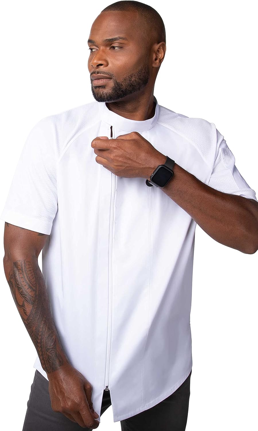 Chef Works Men's Varkala Chef Coat - Image 3