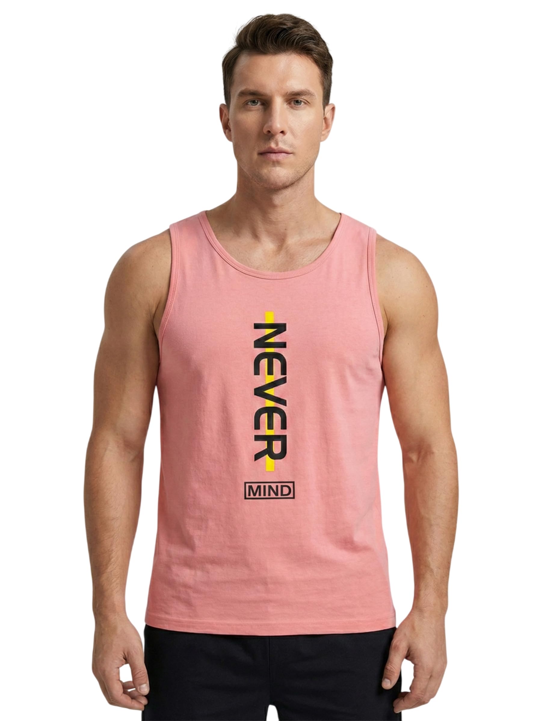 Polyester Never Printed Vest for Men | Round Neck | Sleeveless | Regular Fit | Summer & Gym Wear Tank Top for Men-image-48