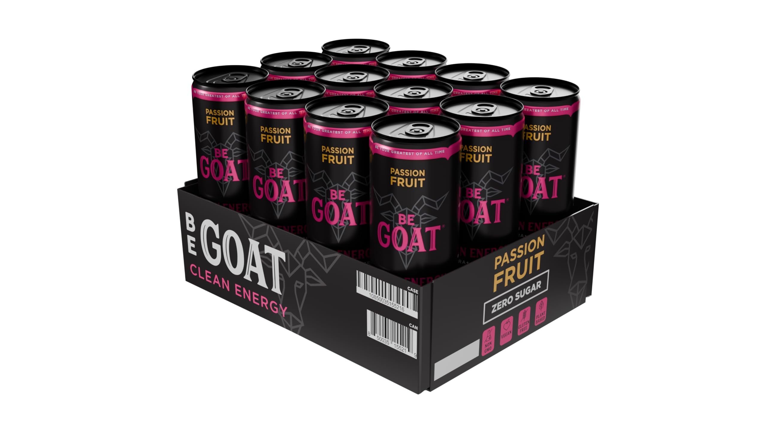 Amazon.com : BeGOAT Clean Energy | Passion Fruit Zero Sugar | 6