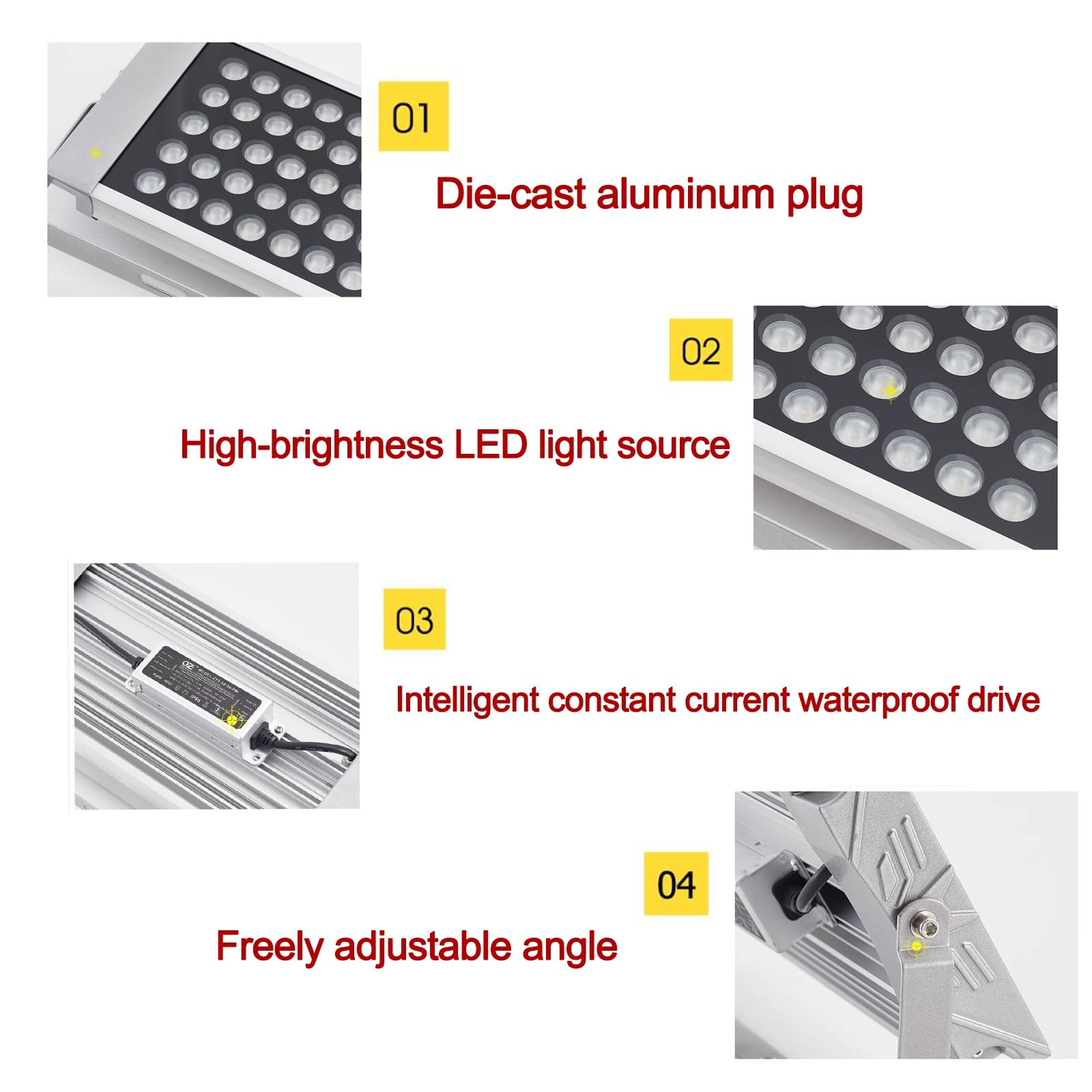 Reflektor LED w krajobrazie, zewnętrzne oświetlenie podłogowe, reflektor obrotowy 220 V AC, wodoszczelność IP67, do ogrodu i podwórza, łatwa instalacja lampa stojąca LED (zielona, 18 W)