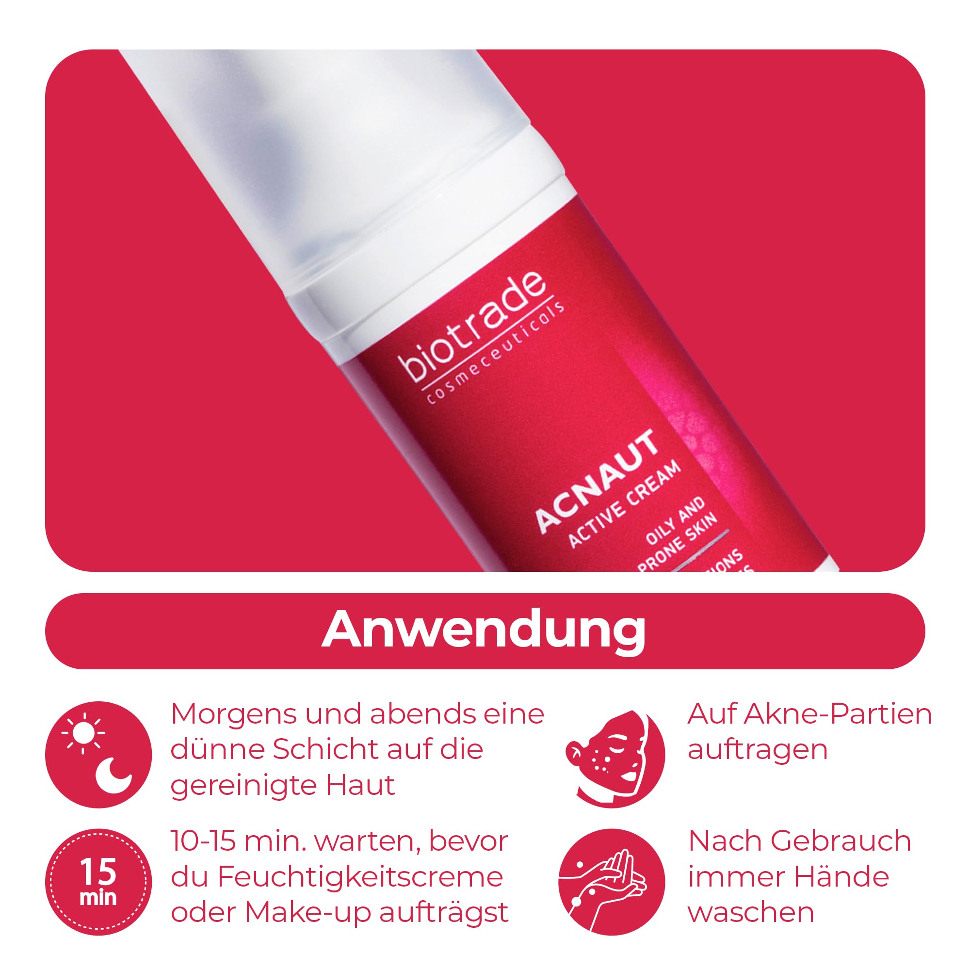 Acne Out Active Creme 30 ml Für Fettige Und Zu Akne Neigende Haut Beseitigt Komedonen Pickel Rötungen Irritationen Mattiert Die Haut Von Biotrade