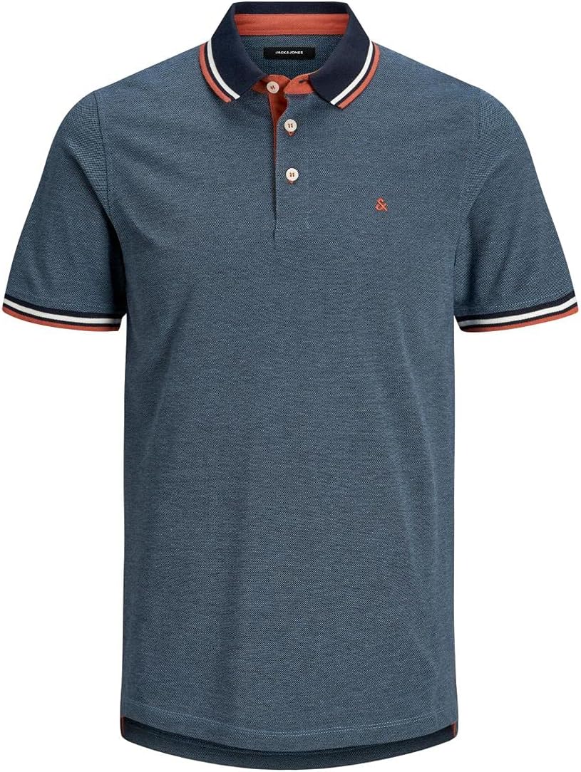 JACK & JONESMen's Jjepaulos Polo Ss Noos Shirt