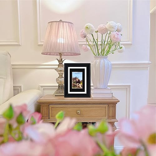 Miniatura 3 de Marco de fotos de cinta de casete, almacenamiento de cinta de casete, marco de exhibición de cassette, con forro de espuma EVA y acabado negro,