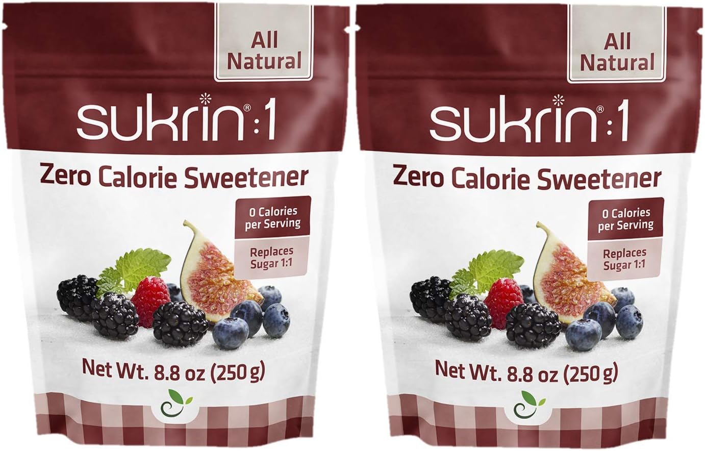 Sukrin:1 - All Natural Sugar Substitute - 2 Pack