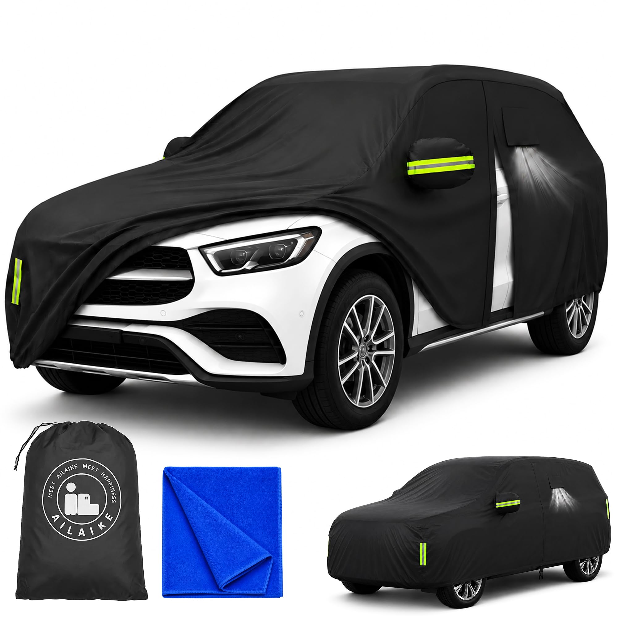 Car Cover Waterproof All Weather Custom Fit for Mercedes GLC.