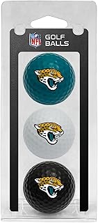 NFL Regulation Size Golf Balls, 3 Pack, Full Color Durable Team Imprint