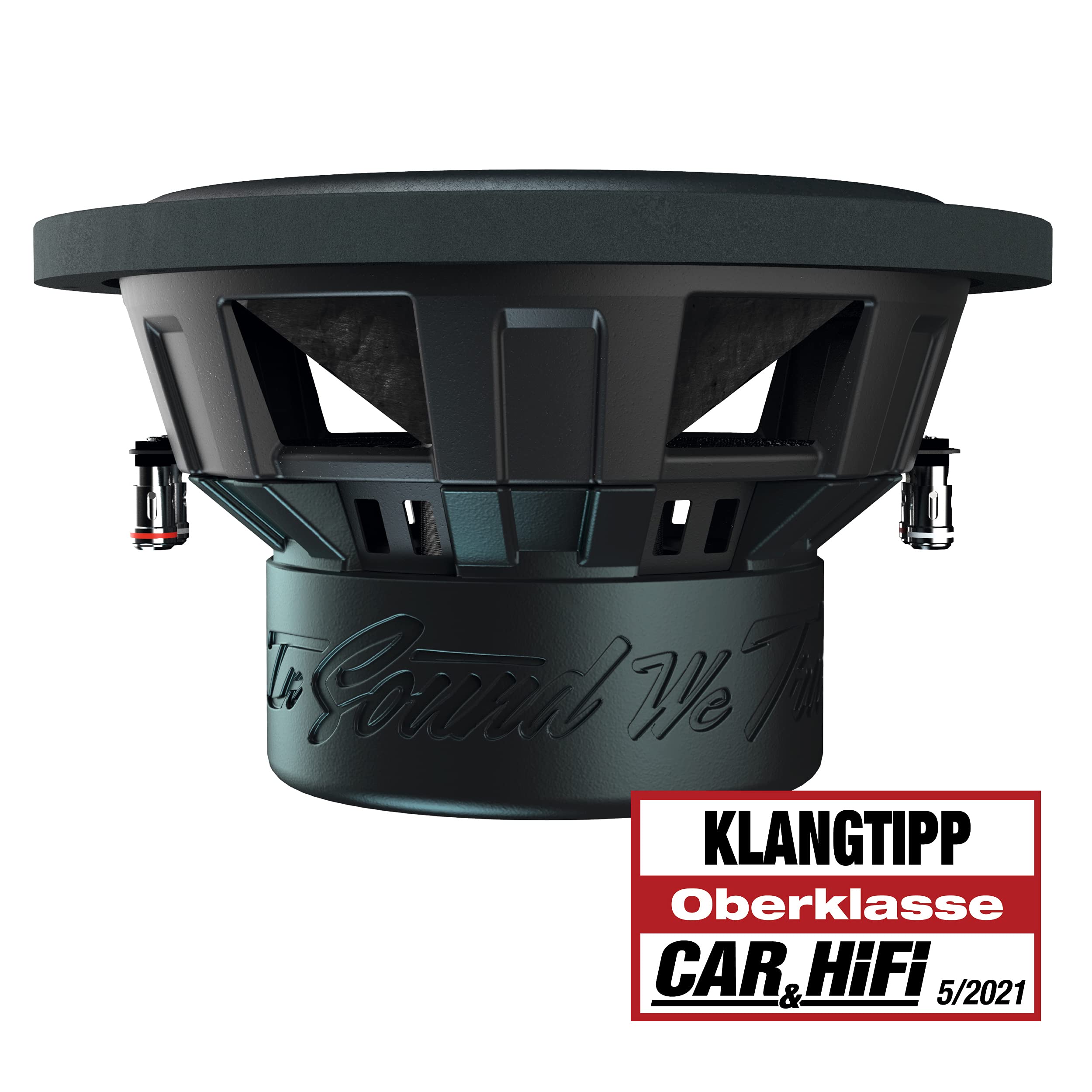ETON PW 10: Kräftiger 25 cm / 10 Zoll Langhub Woofer, Bass fürs Auto, Bass Lautsprecher mit Ferritmagnet, handgeschöpfter Papiermembran, 2 x 2 Ohm Doppelschwingspule, 1000 Watt