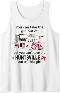 Flight Ticket Huntsville -Girl from Huntsville Boarding Pass Tank Top