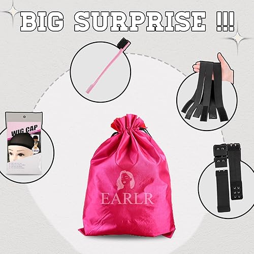 Miniatura 7 de Pelucas de cabello humano sin pegamento de 26 pulgadas, precortadas, 7 x 5, lacio, encaje frontal, pelucas de cabello humano de densidad del 200 %,