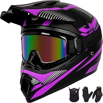 Yesmotor Youth Dirt Bike Helmet Set Includes Gloves, Goggles, Mask