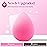 BEAKEY Super Soft Makeup Sponge Set of 6, Makeup Sponges for Foundation, Liquid, Cream and Powder, Pink Beauty Sponge for Blending, 0 Latex Blender