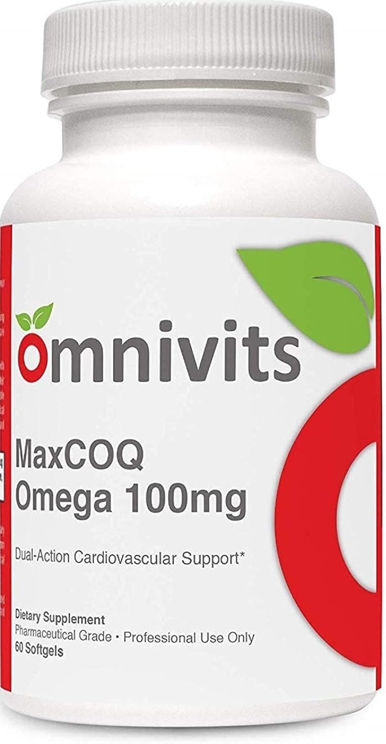 Omnivits Max Coq Omega 100 mg Omega3 and COQ10 Together