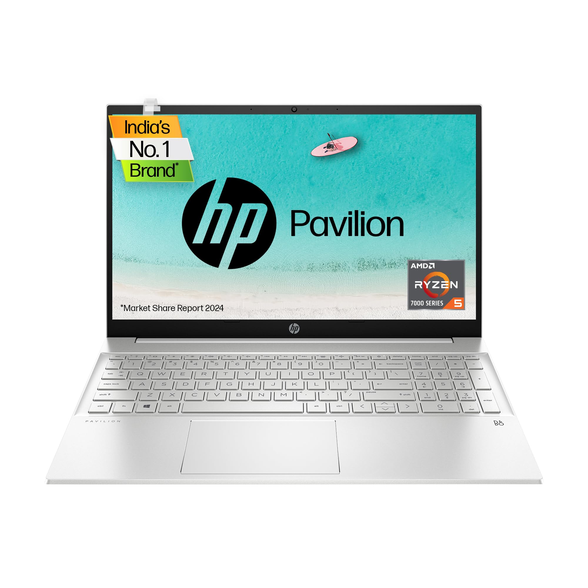 See full amazon price history chart for HP Pavilion Laptop 15 AMD Ryzen 5 7530U, 15.6-inch(39.6 cm), FHD, Anti-Glare Display (16GB/512 GB/AMD Radeon Graphics/Win 11 Home/Audio by B&O/Backlit KB/ 1.75kg/Natural Silver, 15-eh3039AU HP Pavilion Laptop 15 AMD Ryzen 5 7530U, 15.6-inch(39.6 cm), FHD, Anti-Glare Display (16GB/512 GB/AMD Radeon Graphics/Win 11 Home/Audio by B&O/Backlit KB/ 1.75kg/Natural Silver, 15-eh3039AU (B0CRF238DS) Amazon Price History, Amazon Price Tracker