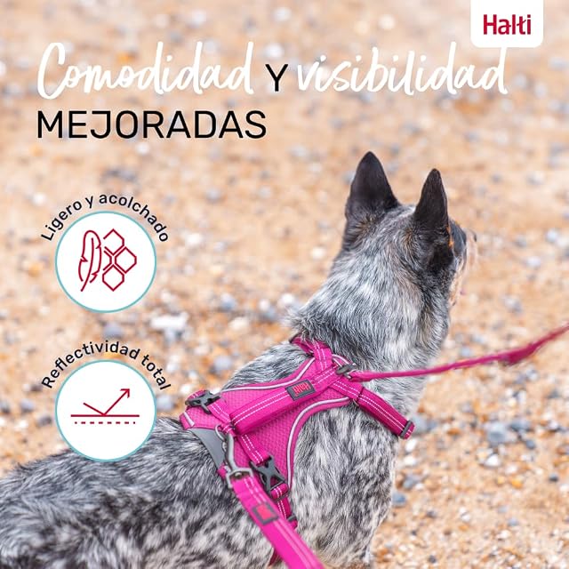 Foto 6 de 6 de Arnés de Perro Halti Anatomía con asa - Tamaño XS, Magenta