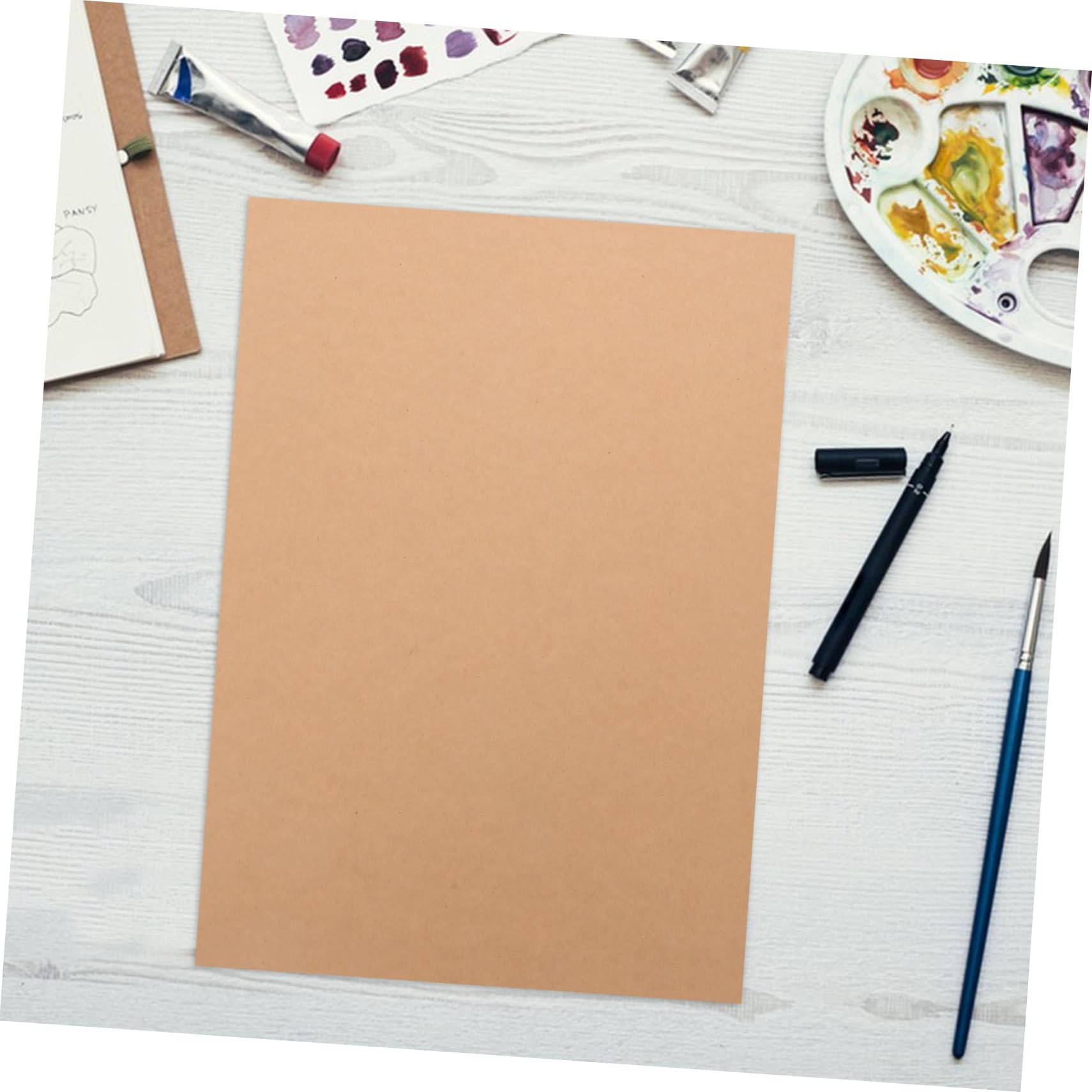 Braunes Kraftpapier Kartenpapier 100 Blatt A4 180 G/m²
