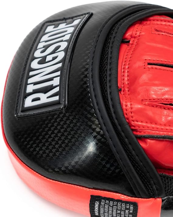 Ringside Limited Edition Panther Punch Mitts for Boxing & MMA - Durable Synthetic Leather, Snug Hand Compartment, Thickly Padded Wrist Strap