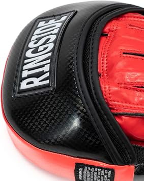 Ringside Limited Edition Panther Punch Mitts for Boxing & MMA - Durable Synthetic Leather, Snug Hand Compartment, Thickly Padded Wrist Strap