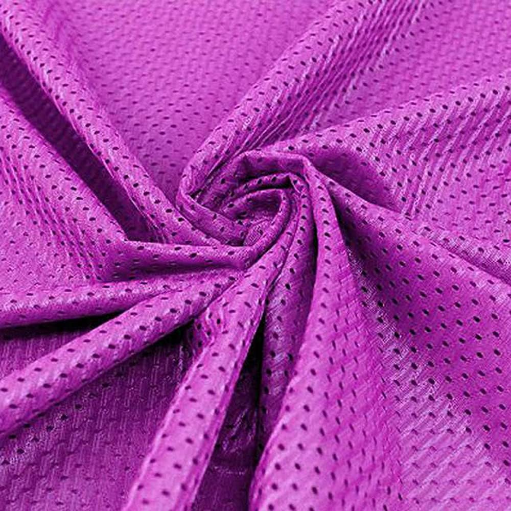 Pico Textiles 3 Yards Bolt – Silver Polyester Football Mesh Jersey Fabric - Variety of Colors - Durable Athletic Mesh Fabric, Ideal for Sewing Soccer and Basketball Jerseys Uniforms