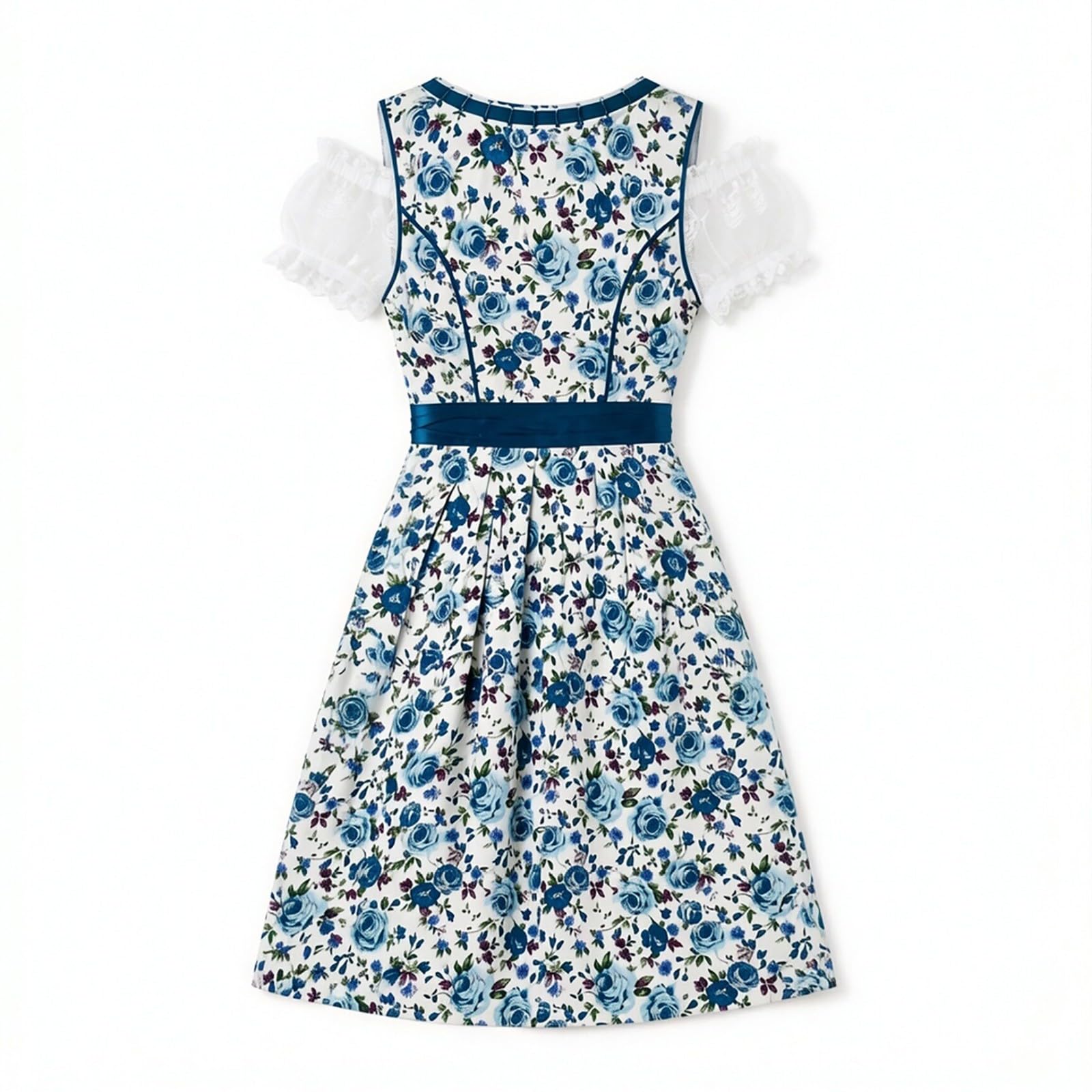 Generisch Disfraz infantil 2026 para cosplay de fiesta, elegante estilo imperio, traje de rol, corsé histórico, para todas las estaciones, incluye zapatos Mary-Jane hasta la rodilla