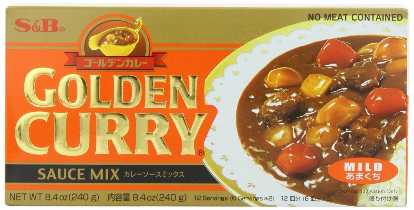 S&B Golden Curry Sauce Mix, Mild, 7.8Ounce (Pack of 5