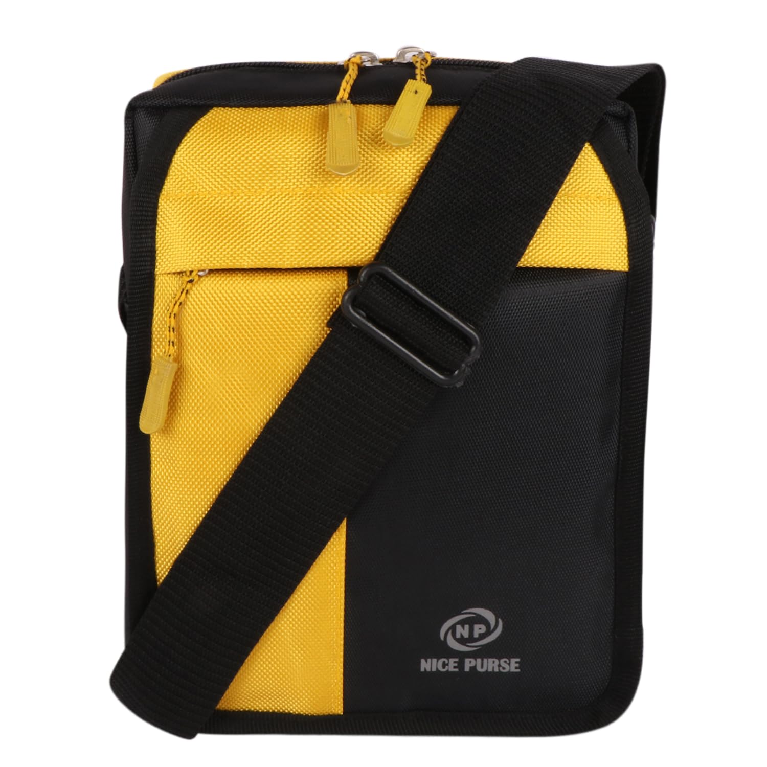 NICE PURSE Black/Yellow Men & Women Formal/Casual Sling Bag - Regular Size (Black/Yellow) (B0CQ6FT7FG) Amazon Price History, Amazon Price Tracker