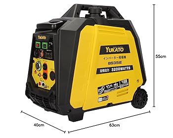 Amazon | YUKATO インバーター発電機 BS35iE 定格出力3.2kVA