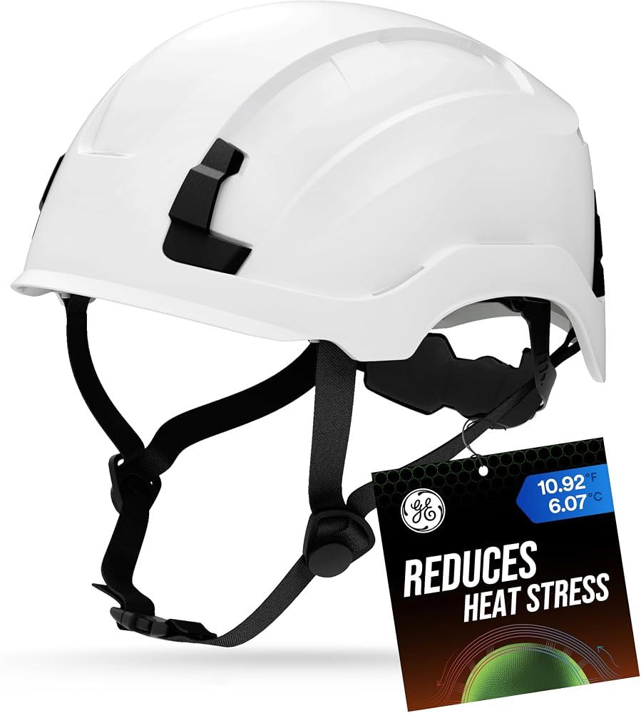 Casco de seguridad - Tecnología de impacto avanzada ANSI tipo 2 con ventilación/sin ventilación | ANSI tipo 2, tecnología de impacto avanzada, espuma de memoria ultracómoda, reducción del estrés por calor, compatible con accesorios