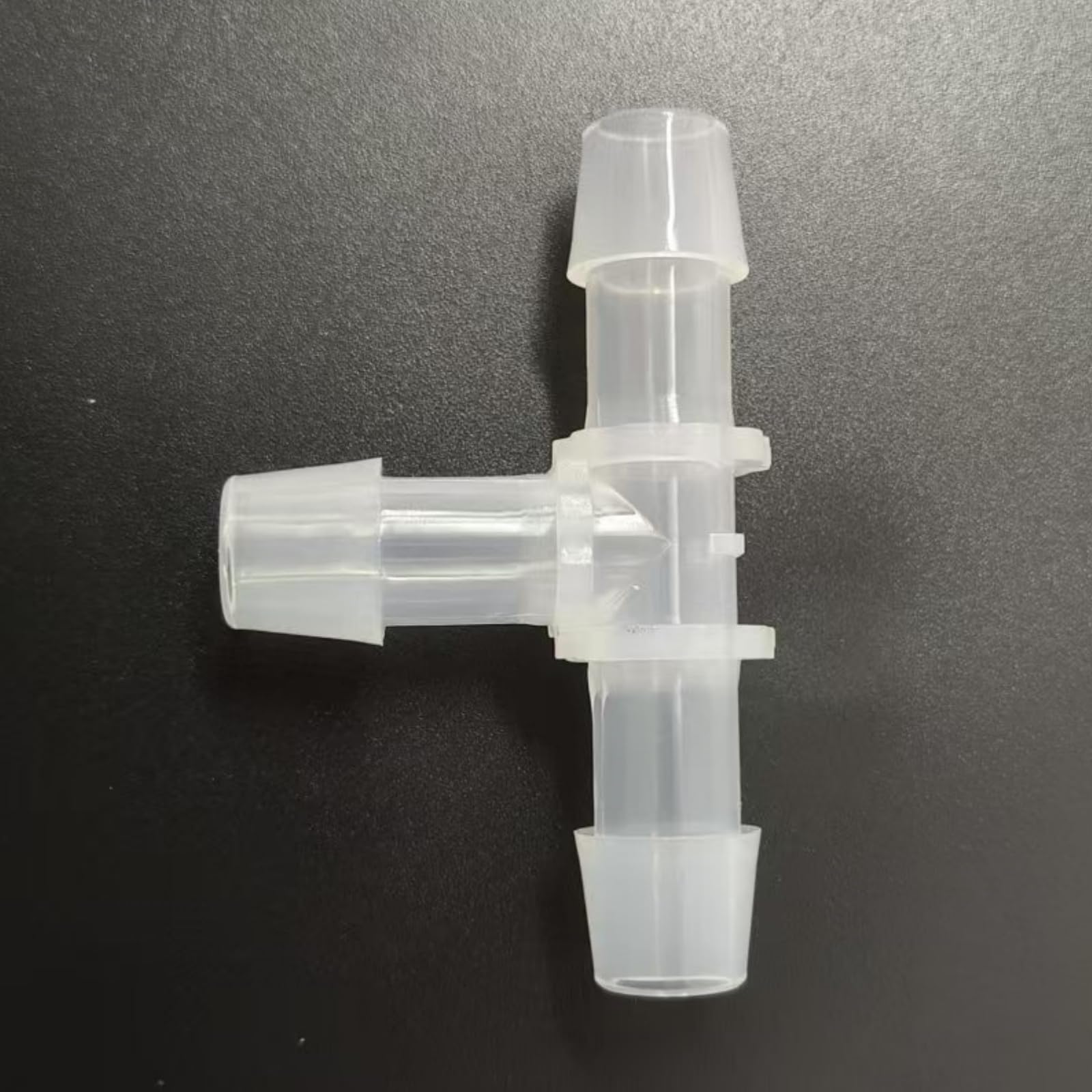 Equal - Manguera de púas en forma T 3 vías, paquete 25 for acuario, maquinaria alimentos laboratorio(12.7mm 1/2inch Cir)