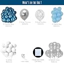 SpecialYou.in Frozen Theme Birthday Decoration Items For Girl, Combo Kit Includes Metallic Blue, Pastel Blue, White And Silver Confetti Balloons, Gray And Blue Balloons For Decoration - 50 Pcs gallery image