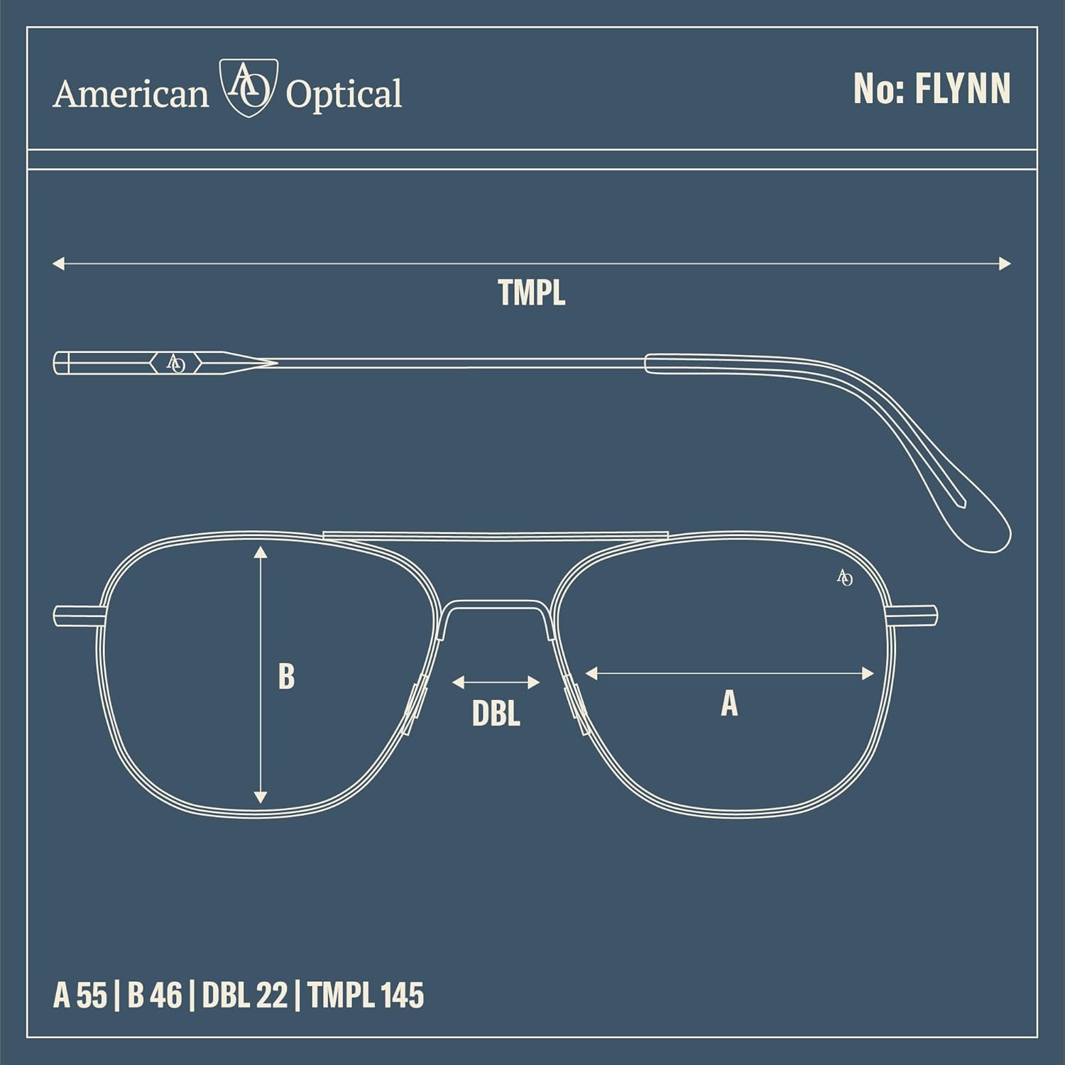 AO Flynn Sunglasses - AOLite Nylon Lenses - Polarized